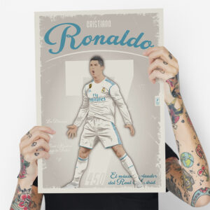 Кріштіану Роналду Реал Мадрид постер