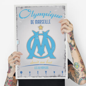 Олімпік Марсель постер